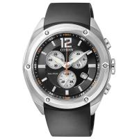 Cronografo Eco-Drive, quadrante nero