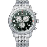 Cronografo Eco-Drive, quadrante verde