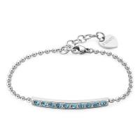 Bracciale serie Dazzly con cristalli azzurri