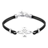 Bracciale serie Rebel con croce