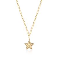 Collana dorata serie Stellar con stella