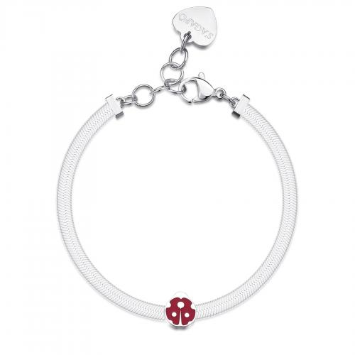 Bracciale serie Click con coccinella