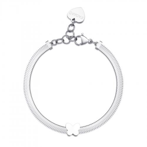 Bracciale serie Click con farfalla