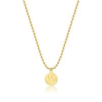 Collana dorata serie Smile con smile